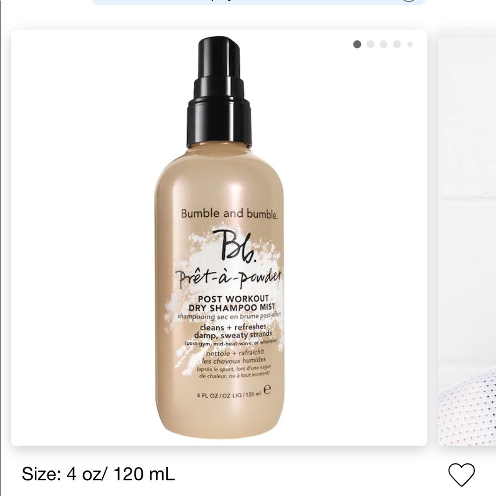 Pret-a-Powder Post Workout Dry Shampoo Mist